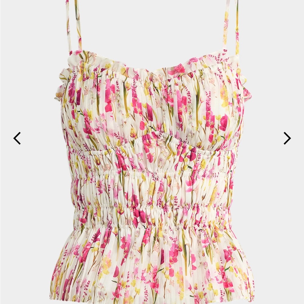 Favorite Daughter Best Dressed Guest floral tank S